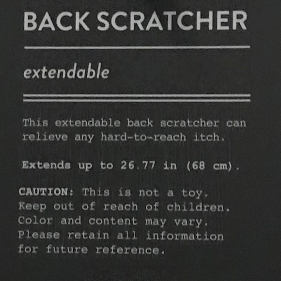 Dashing Back Scratcher Extendable New (7.64” - 26.77”) - Picture 12 of 14